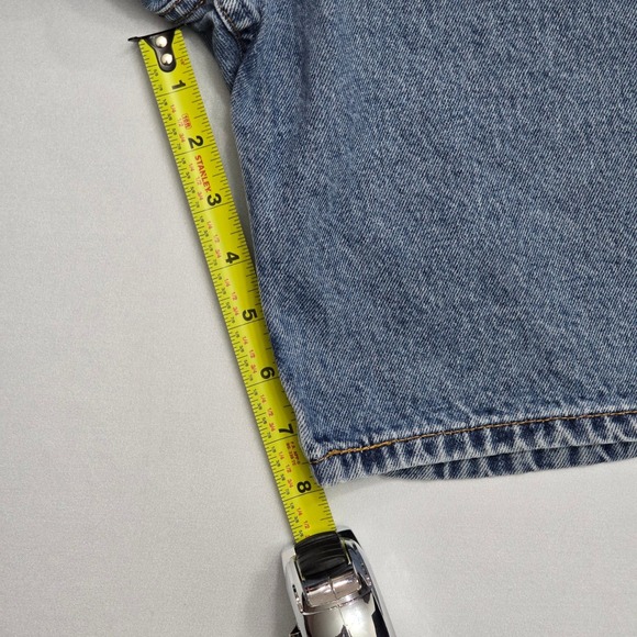 Levis 550 Relaxed Fit Denim Shorts Mens 38 Medium Wash Blue Cotton Vintage - Picture 16 of 16